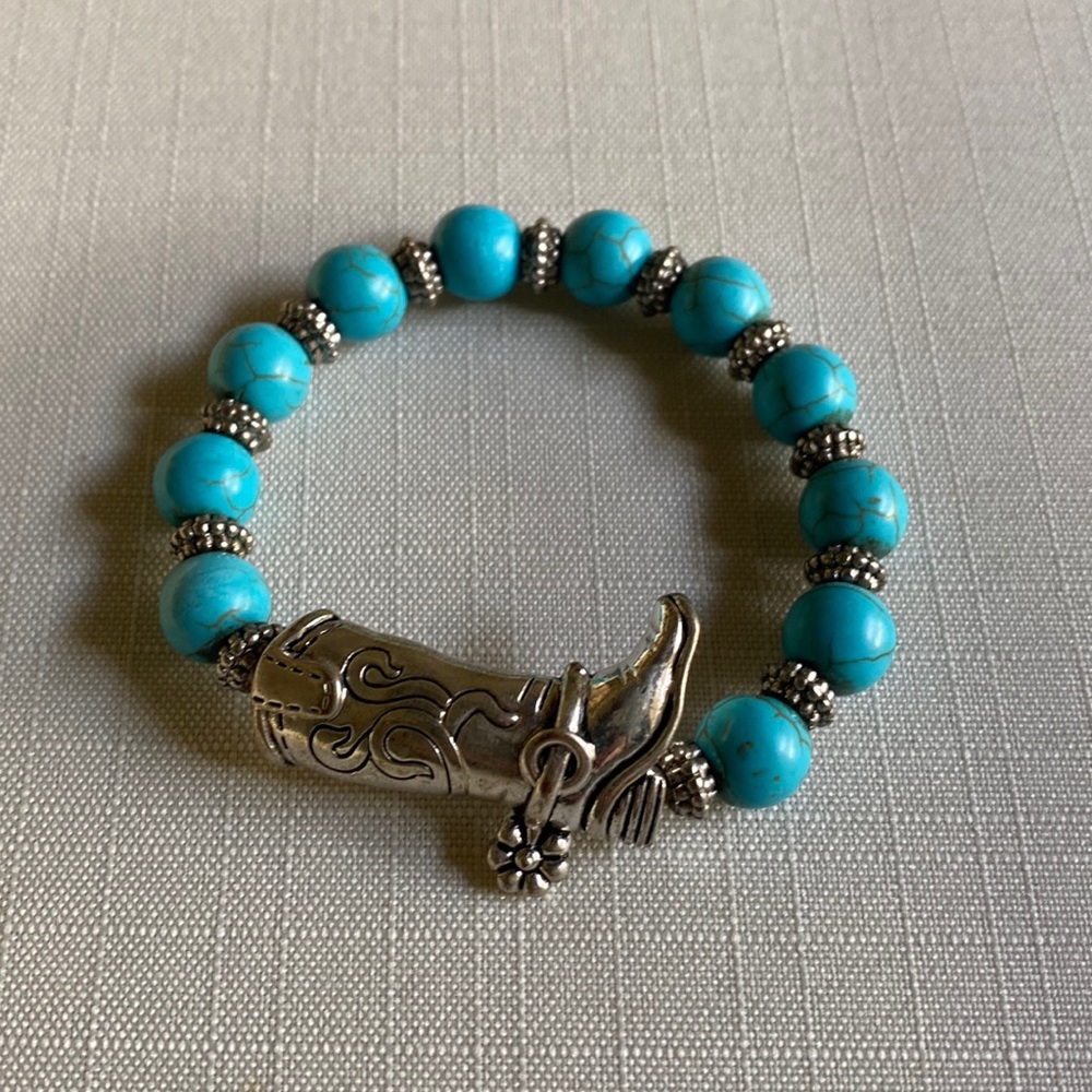 Western Boot stretch Bracelet